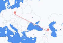 Flyreiser fra Gandsja, Aserbajdsjan til Wrocław, Polen