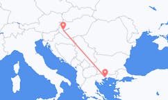 Flights from Heviz to Kavala Prefecture