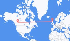 Flyrejser fra Grande Prairie, Canada til Inverness, Skotland
