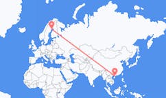 Flyg från Zhanjiang, Kina till Lulea, Sverige