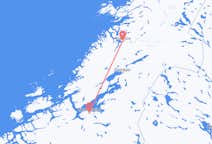 Flights from Namsos to Trondheim