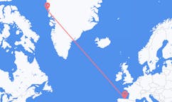 Vols depuis la ville d'Upernavik vers la ville de Santander