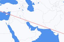Flyreiser fra Nagpur, India til Ikaria, Hellas