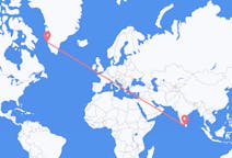 Flyrejser fra Colombo, Sri Lanka til Maniitsoq, Grønland