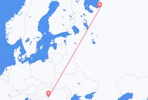 ตั๋วเครื่องบินจากเมืองArkhangelskไปยังเมืองตีมีชวารา