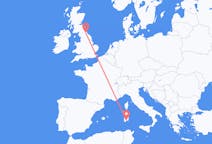 Flights from Durham, England, the United Kingdom to Cagliari, Italy