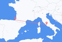 Flyg från Rom, Italien till Biarritz, Frankrike