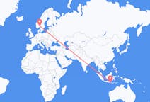 Flyreiser fra Praya, Lombok, til Oslo
