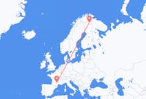 Flights from Rodez, France to Ivalo, Finland
