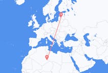Flights from Djanet to Riga