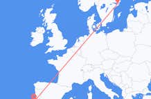 Flyreiser fra Lisboa, til Stockholm