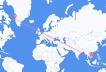 Flyrejser fra Ho Chi Minh-byen, Vietnam til Sisimiut, Grønland