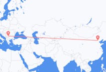 Flyg från Peking, Kina till staden Niš, Serbien