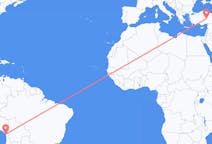 出发地 智利出发地 阿里卡目的地 土耳其開塞利的航班