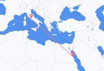 Flyrejser fra Marsa Alam, Egypten til Rom, Italien