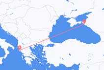 Fly fra Anapa til Korfu