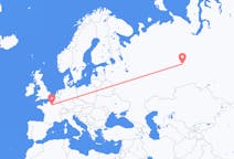Flights from Uray, Russia to Paris, France