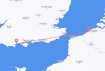 Vols depuis la ville d'Ostend vers la ville de Bournemouth