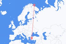Fly fra Murmansk til Dalaman