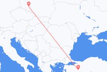 Vols depuis Kutahya, Turquie à Wrocław, Pologne
