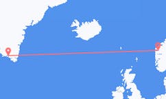 Flights from Narsaq, Greenland to Sandane, Norway