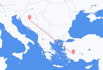 Flyreiser fra Banja Luka, Bosnia-Hercegovina til Denizli, Tyrkia