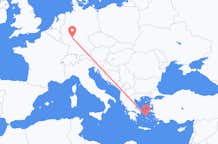 出发地 希腊出发地 米科诺斯目的地 德国法兰克福的航班