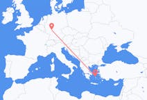 Flyreiser fra Mykonos, Hellas til Frankfurt, Tyskland