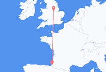 Flyrejser fra Nottingham, England til Biarritz, Frankrig