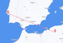 Flyg från Tiaret, Algeriet till Lissabon, Portugal