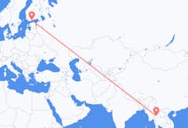 Flyg från Chiang Mai, Thailand till Helsingfors, Finland