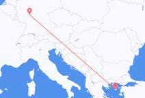 ギリシャのから レムノス、ドイツのへ フランクフルトフライト