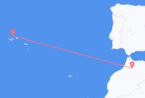 Flights from Fes, Morocco to Graciosa, Portugal