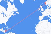Flyreiser fra San Andrés, Colombia til Haugesund, Norge
