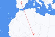 Flyreiser fra Kano, Nigeria til Madrid, Spania