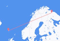 Flights from Murmansk, Russia to Sørvágur, Faroe Islands