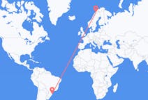 Flyrejser fra Florianópolis, Brasilien til Narvik, Norge