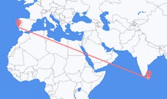 Flights from Weerawila to Lisbon