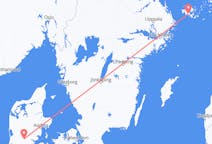 Flights from Mariehamn to Billund