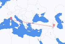 Flights from Tabriz to Bastia