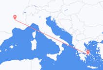 Flyg från Le Puy-en-Velay, Frankrike till Aten, Frankrike