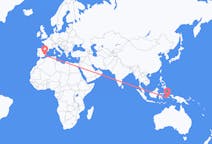 Рейсы из Амбона, Малуку, Индонезия в Мурсию, Испания