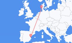 Flyreiser fra Westerland, Tyskland til Valencia, Spania