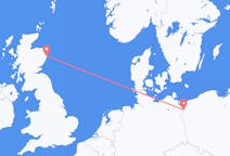 Flyreiser fra Szczecin, Polen til Aberdeen, Skottland