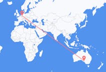 Flyg från Whyalla, Australien till Duesseldorf, Tyskland
