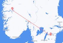 Flyreiser fra Sogndal, Norge til Linköping, Sverige