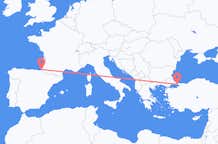 出发地 法国出发地 比亚里茨目的地 土耳其伊斯坦布尔的航班