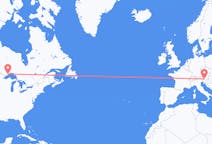 Flyg från Thunder Bay, Kanada till Klagenfurt, Österrike