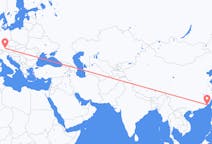 Flyreiser fra Xiamen, Kina til München, Tyskland