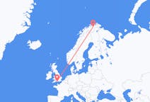 Flyreiser fra Lakselv, Norge til Bournemouth, England